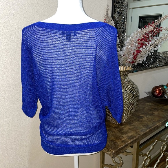 Ana blue sheer top - Picture 2 of 14